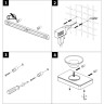 Мыльница LEMARK GLASS LINE с держателем хром/белое стекло 9741037